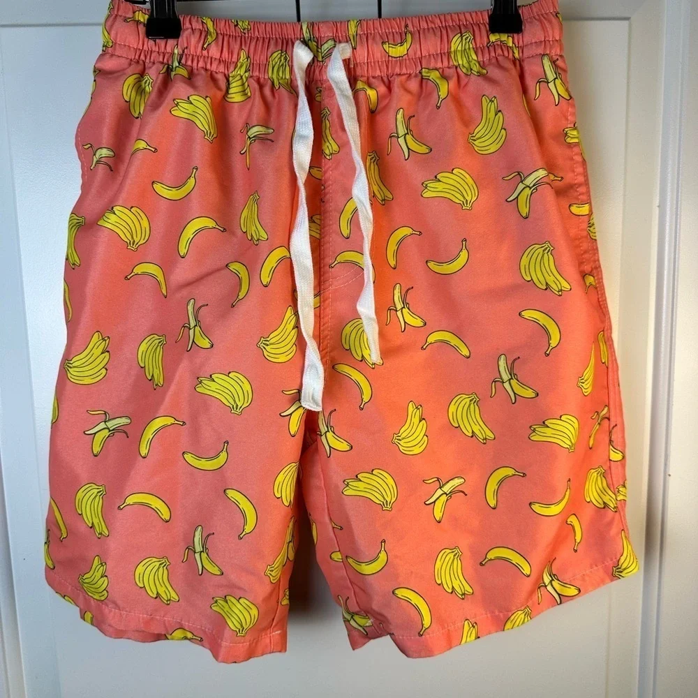 🍌 Banana Print Swim Shorts 🩳 NWOT